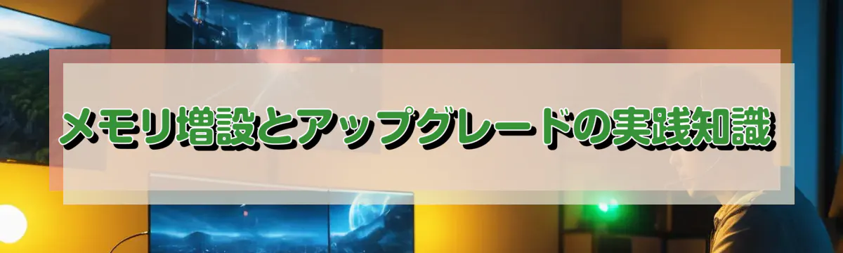 メモリ増設とアップグレードの実践知識