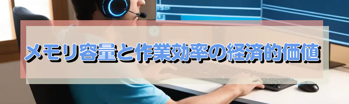 メモリ容量と作業効率の経済的価値