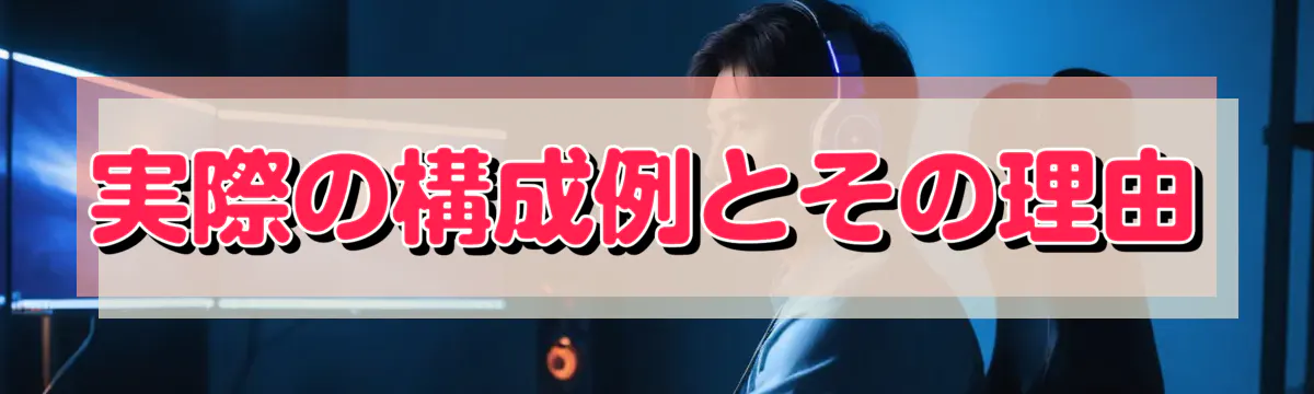 実際の構成例とその理由