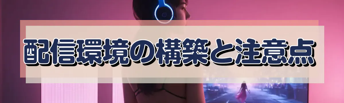 配信環境の構築と注意点