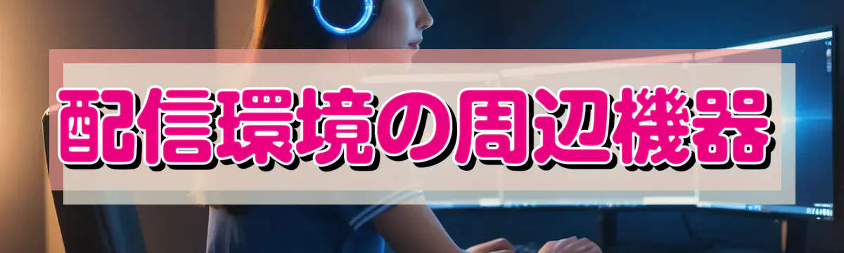 配信環境の周辺機器