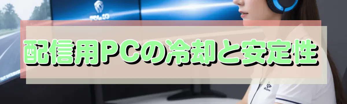 配信用PCの冷却と安定性