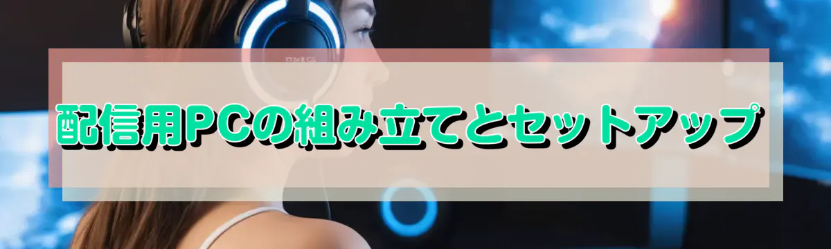 配信用PCの組み立てとセットアップ