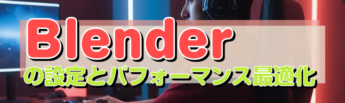 Blenderの設定とパフォーマンス最適化