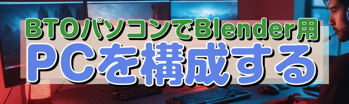 BTOパソコンでBlender用PCを構成する