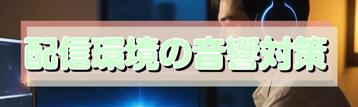 配信環境の音響対策
