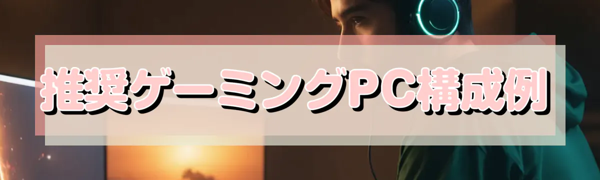 推奨ゲーミングPC構成例