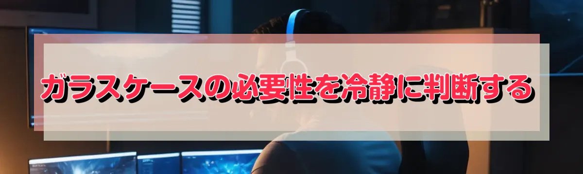 ガラスケースの必要性を冷静に判断する