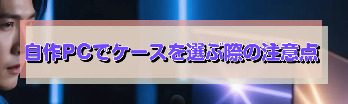 自作PCでケースを選ぶ際の注意点