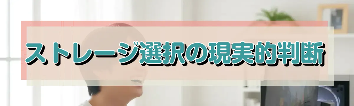 ストレージ選択の現実的判断