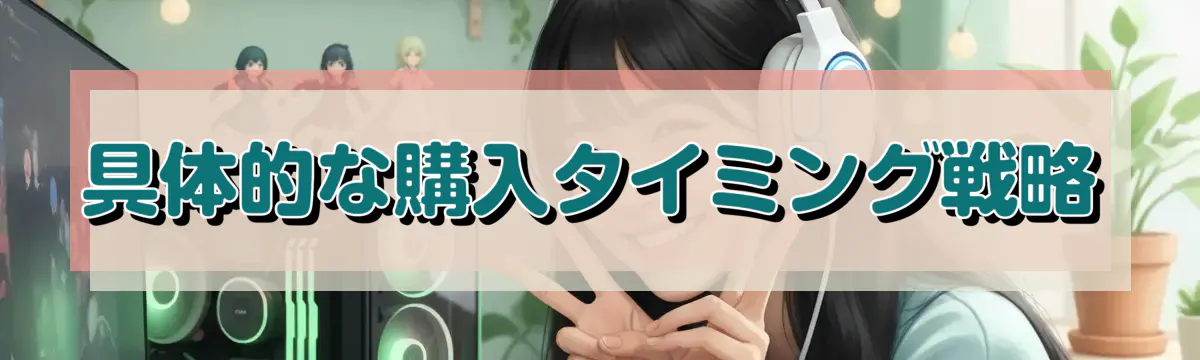 具体的な購入タイミング戦略