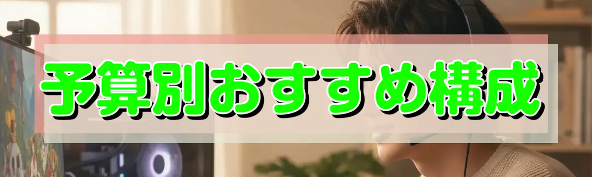 予算別おすすめ構成