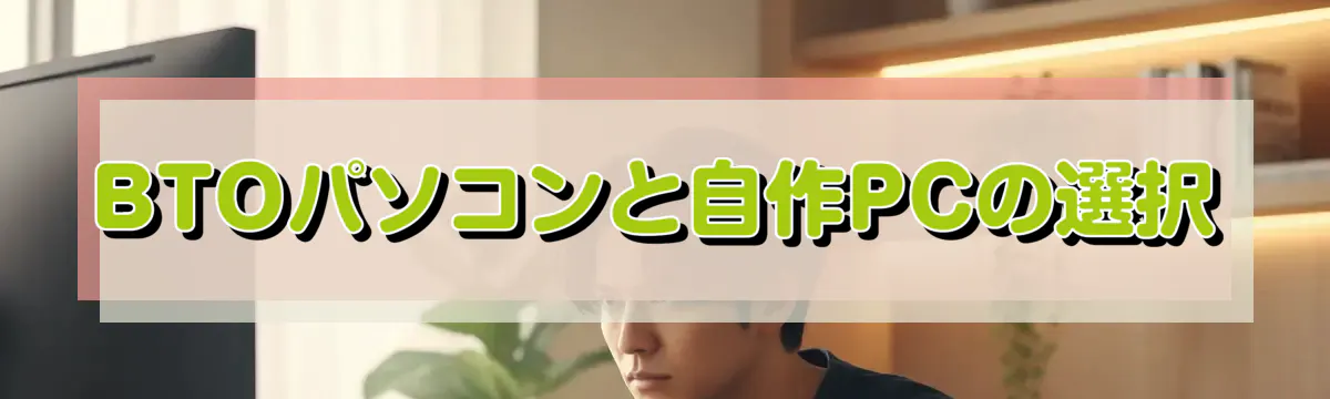 BTOパソコンと自作PCの選択