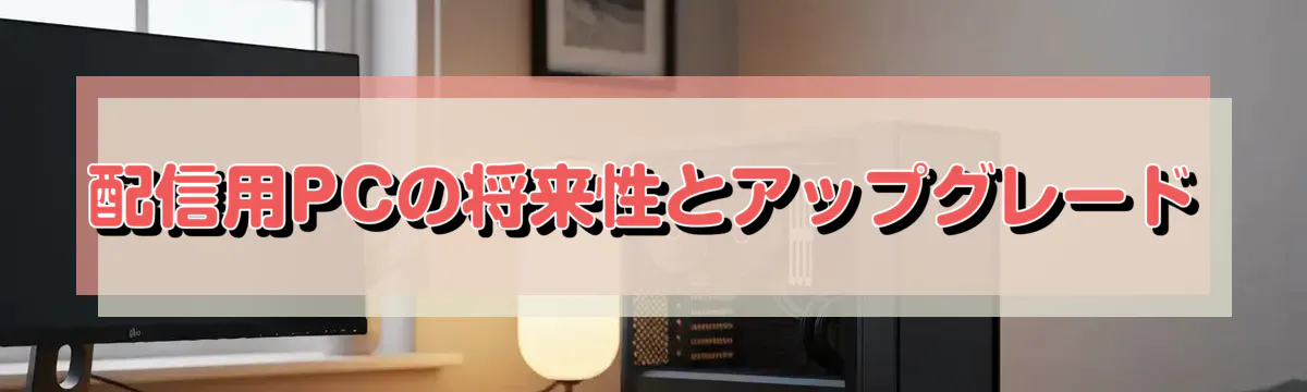 配信用PCの将来性とアップグレード
