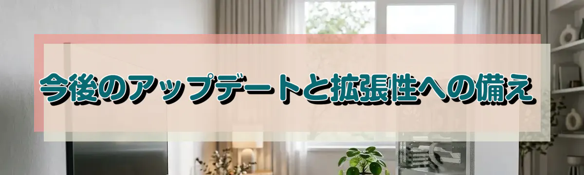 今後のアップデートと拡張性への備え