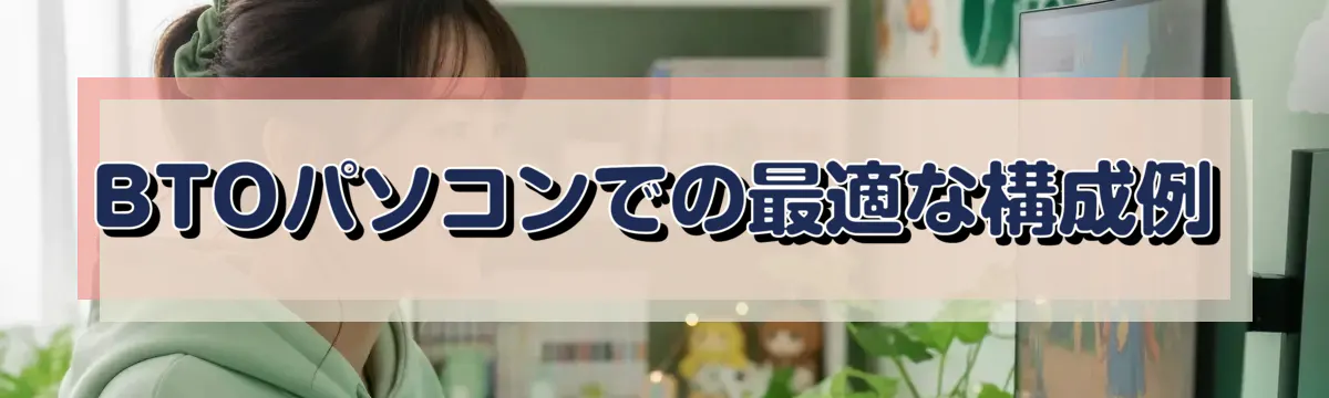 BTOパソコンでの最適な構成例