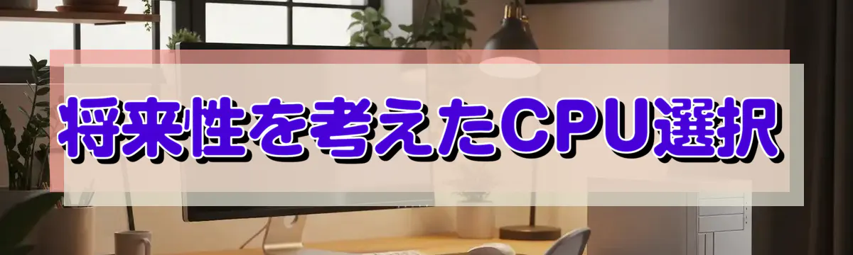 将来性を考えたCPU選択