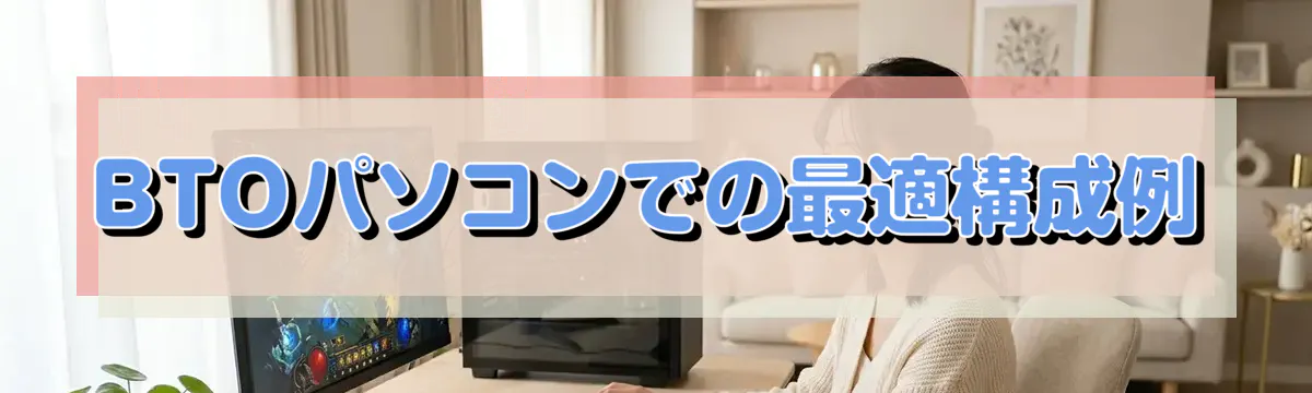 BTOパソコンでの最適構成例