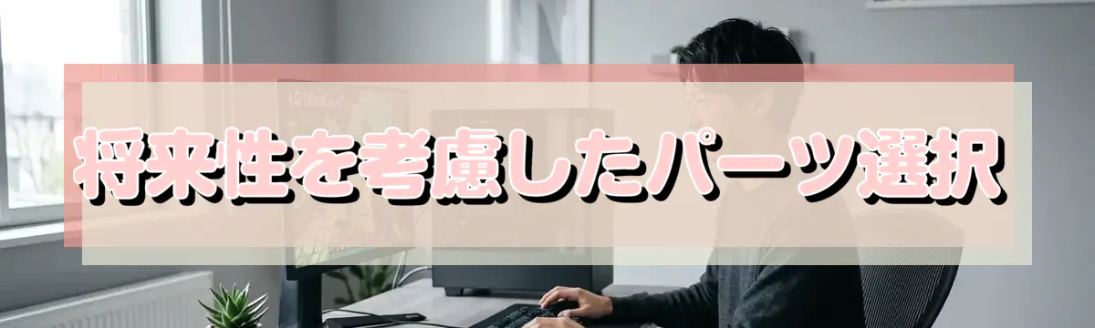 将来性を考慮したパーツ選択