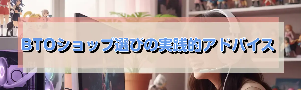 BTOショップ選びの実践的アドバイス