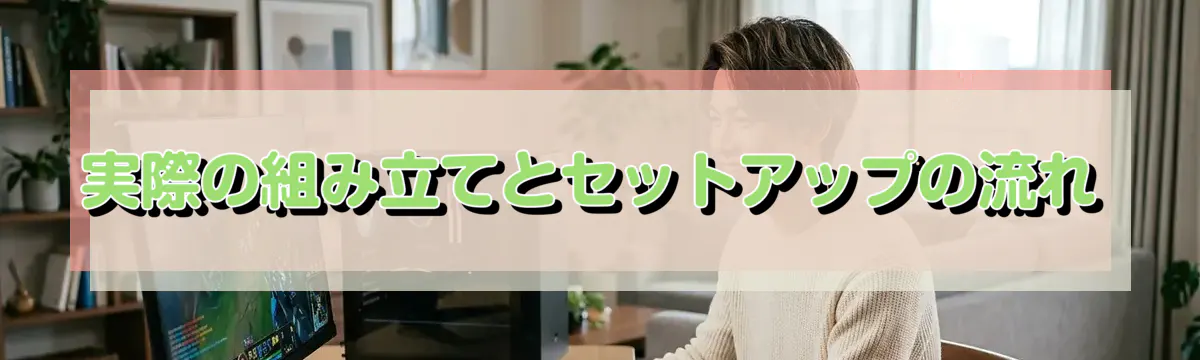 実際の組み立てとセットアップの流れ