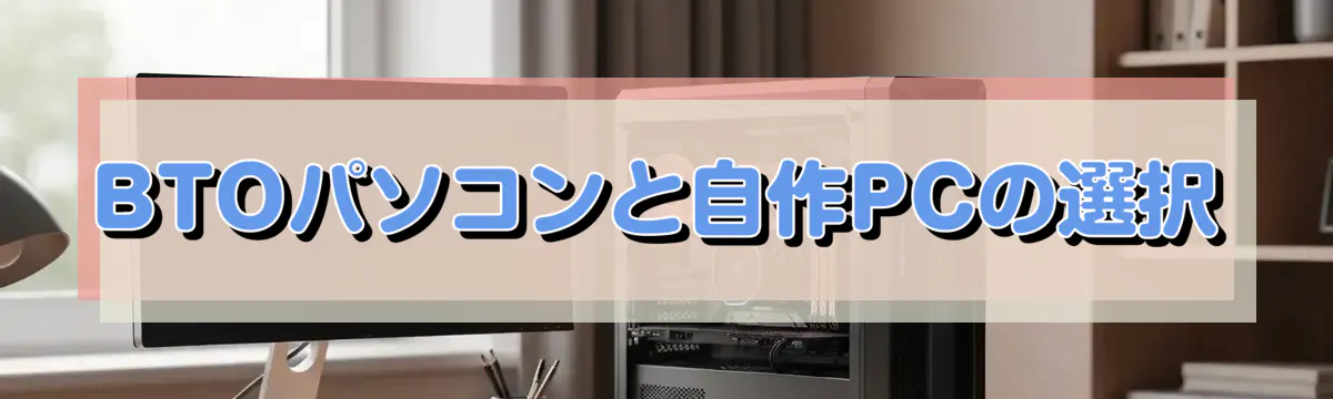 BTOパソコンと自作PCの選択