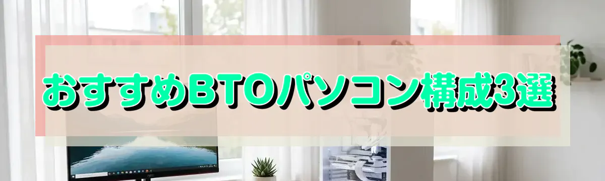 おすすめBTOパソコン構成3選