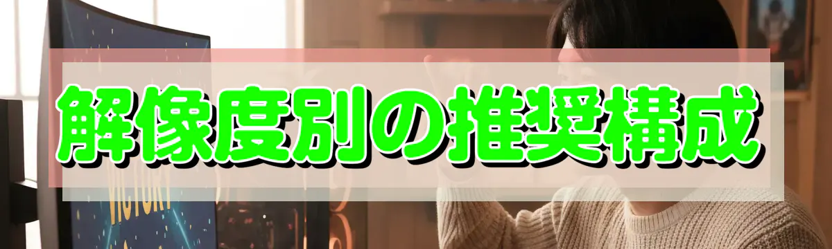 解像度別の推奨構成