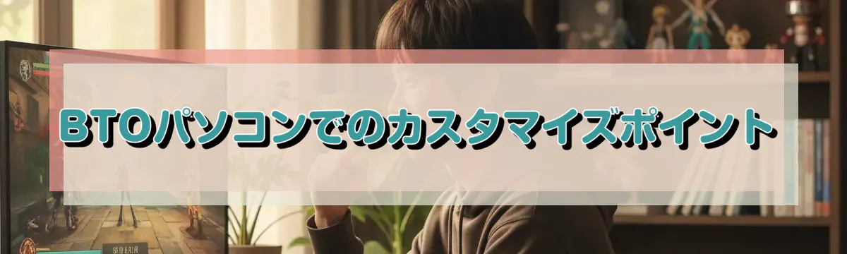 BTOパソコンでのカスタマイズポイント