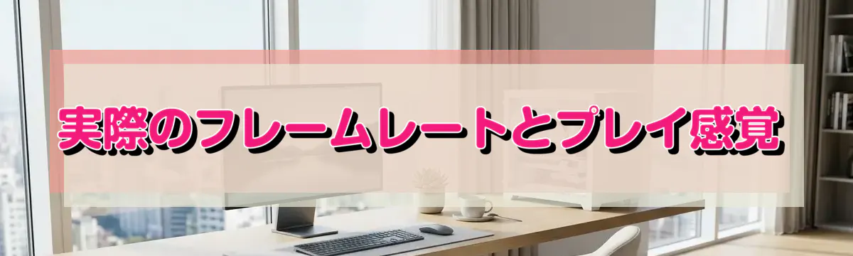 実際のフレームレートとプレイ感覚