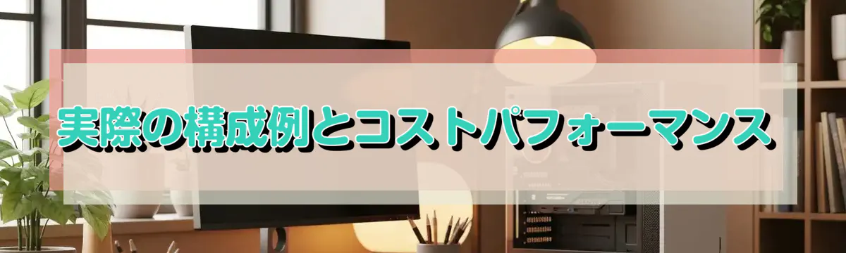 実際の構成例とコストパフォーマンス