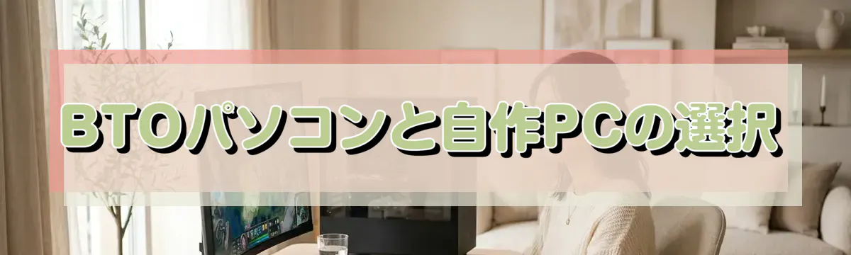BTOパソコンと自作PCの選択