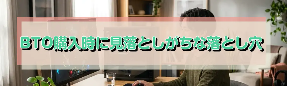 BTO購入時に見落としがちな落とし穴