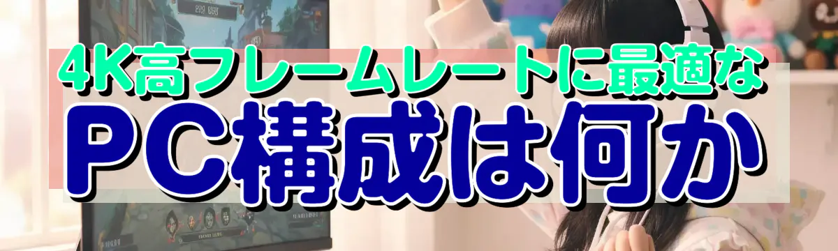 4K高フレームレートに最適なPC構成は何か